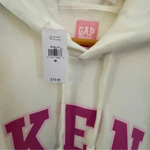 Gap Barbie Ken Graphic Hoodie Medium - Picture 9 of 9